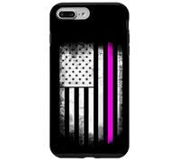 Pink Line Contre Le Cancer Combat statut Anti-Cancer du Sein solidar Coque pour iPhone 7 Plus/8 Plus