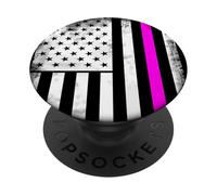 Pink Line Contre Le Cancer Combat statut Anti-Cancer du Sein solidar PopSockets PopGrip Adhésif