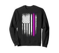 Pink Line Contre Le Cancer Combat statut Anti-Cancer du Sein solidar Sweatshirt