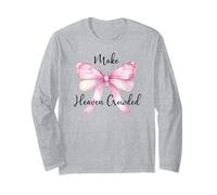 Pink Make Heaven Crowded Women Christian Jesus Love in Faith Manche Longue