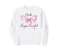Pink Make Heaven Crowded Women Christian Jesus Love in Faith Sweatshirt