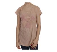 Pink Memories, Femme, Tops, Rose, Taille: 40 FR Blouse en dentelle à manches courtes crème