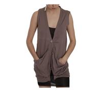 Pink Memories - Cardigan Top sans Manches - Femme - Pulls - Brun - Taille: 34 FR