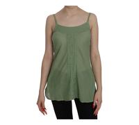 Pink Memories - Débardeur en Soie Vert - Femme - Tops - Vert - Taille: 38 FR