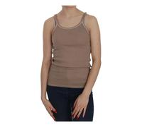 Pink Memories - Haut marron sans manches à bretelles spaghetti - Femme - Tops - Brun - Taille: 38 FR