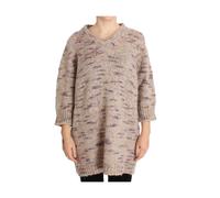 Pink Memories - Oversize Sweater - Femme - Pulls - Beige - Taille: 38 FR