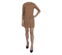 Pink Memories - Robe Mini Shift Élégante Marron - Femme - Robes - Brun - Taille: 36 FR