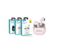 (Pink, Multicolor) W35 Earphone HIFI Noise Cancellation Bluetooth 5.3 Earbuds (CE Certified) - Pink