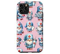 Pink Nurse Accessories for Women Cute Pattern Nursing GNOME Coque pour iPhone 11 Pro