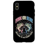 Pink Or Blue Welcome to The Fishing Crew Pêche Pêcheur Coque pour iPhone X/XS