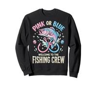 Pink Or Blue Welcome to The Fishing Crew Pêche Pêcheur Sweatshirt