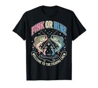 Pink Or Blue Welcome to The Fishing Crew Pêche Pêcheur T-Shirt