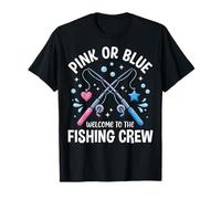Pink Or Blue Welcome to The Fishing Crew Pêche Pêcheur T-Shirt