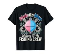 Pink Or Blue Welcome to The Fishing Crew Pêche Pêcheur T-Shirt