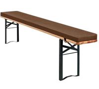 Pink Palm Coussins pour banc de patio UK 160 x 23,1 x 3 cm - Lin et éponge, marron, style moderne