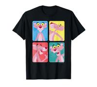 Pink Panther Colorful Portrait Panels T-Shirt