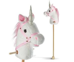 Pink Papaya Cheval bâton Mandy - Hobby Horse sonore