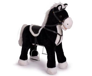 Pink Papaya Cheval debout Amadeus - Cheval en peluche XXL 60 cm
