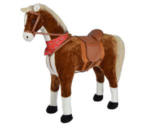 Pink Papaya Cheval debout Max - Cheval en peluche XXL 105 cm