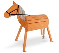 Pink Papaya Cheval en Bois XXL pour Jardin