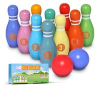Pink Papaya Jeu de quilles pour Enfants, Set Bowling 12 Pièces