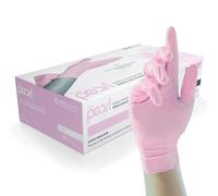 Pink Pearl Nitrile Examination Gloves-Versatile Powder-Free Latex Free Disposable Gloves-Box Of 100 Gloves,Pink,Xl (Gp0055)