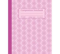 Pink Petal Inspiration: College-Ruled Composition Book - 110 Pages - Charming Pink Flower Pattern - Perfect for School, Work, or Journaling - 7.5 x 9.25 in