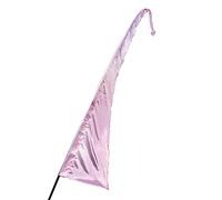 Pink Pineapple Drapeau Festival Coloré Soie de Parachute : Drapeau Fête Plage 5 Mètres de Tissu Imprimable - Aucun Mât Inclus - Nombreuses Couleurs Disponibles - Rose