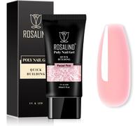 Pink Poly Nail Gel 60 Ml, Soak Off Uv Led Nail Polish Gel Semi-Permanent Nail Extension Acrylic Nail Art For Repair And Extension, Honey Peach
