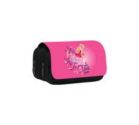 (Pink)Porte crayon enfant Barbie princesse grande capacité et design confortable