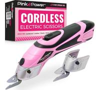 Pink Power Ciseaux électriques professionnels sans fil – Très résistants pour couture & scrapbooking