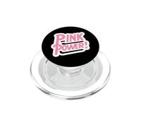Pink Power ! Girl Woman Pink Power PopSockets PopGrip pour MagSafe