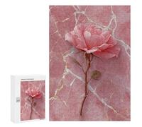 Pink Rose Marble Background Puzzle 300 Pièces Educa Jouet en Bois Cadeau Unique Décoration Intérieure Jeu Éducatif Challenge Toy Adultes Et Enfants À Partir De 14 Ans 300 PCS