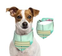 Pink Roses by The Bench Bandana pour animal domestique en coton doux pour chien, printemps, été, accessoires réglables pour chiot, petit, moyen et grand