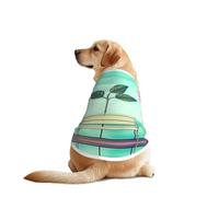 Pink Roses by The Bench Chemise pour chien - Vêtements pour chien - Respirant et rafraîchissant pour grands chiens, protection solaire et confortable pour Golden Retriever, Husky, Alaska, activités de