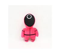 (Pink Round)Peluche Squid Game Garde Rouge Ouvrier Personnel Front Man 001 456 218 poupée en peluche