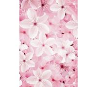 Pink Sakura Cherry Blossoms Journal: 120 Lined decorative cherry-blossom themed pages, notebook diary for teens, women