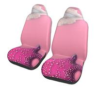 Pink Sand Beach Dua Sarung JOK Mobil,& Sarung JOK Mobil Depan, Cocok pour Sebagian Besar Mobil, SUV, Truk, Van, Dll.