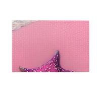 Pink Sand Beach Puzzle en bois pour adulte 1000 pièces pour un festin visuel parfait 1000 pièces