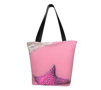 Pink Sand Beach Sac à bandoulière pour femme Noir Taille unique