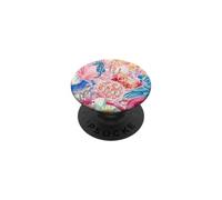 Pink Sea Creature Turtle PopSockets PopGrip Adhésif