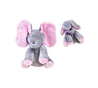 Pink singing elephant, soft companionship, suitable for children of all ages