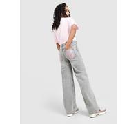 Pink Soda Sport Jean Satin Bow Junior - Gris 10-11Y