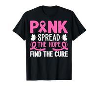 Pink Spread The Hope Find The Cure T-Shirt