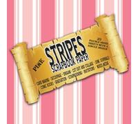 Pink Stripes Scrapbook Paper ~ 20 double-sided sheets: Cut Out and Collage, Scrapbooking, Card Making, Invitations, Mixed Media, Decoupage, Origami, ... journals, Comic Books, Graduation Projects