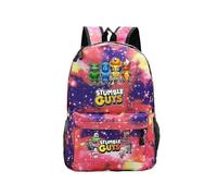 (Pink)Stumble Guys School Bag 2023 Trendy Backpacks Student Bag Kawaii Light Simple Backpack Cute Multifunction Ripstop School Bag