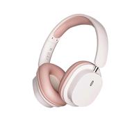 (Pink)T2 Foldable High Definition Stereo ENC Noise Reduction Wireless Gaming Headphones with Mic