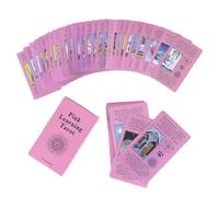 Pink Tarot Deck - Oracle Cards Learning Accessories, Exquisite Display Grip Comfort Feature, Paper Card Balance Style, Party Gear Compact Design, Tarot Set for Friends, Family, Lovers