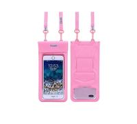 (Pink)Tteoobl 30m Underwater Mobile Phone Waterproof Bag, Size: Small