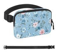 Pink Tulip Pigeon Unisexe Style Fanny Pack: Fashion Waist Packs, Crossbody Bags Sport Slim Fashion pour Jogging Randonnée Randonnée Femme Homme, Multicolore 06, 1.5x9.0x5.9in/4x23x15cm